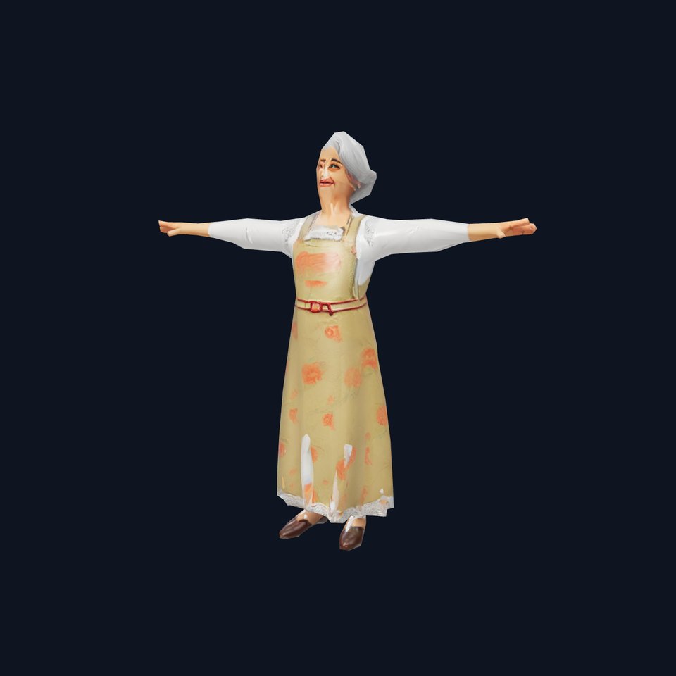 Elegant Floral Woman model pack